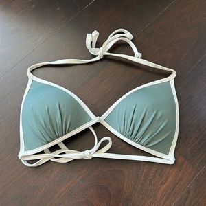 Green Push up bikini top